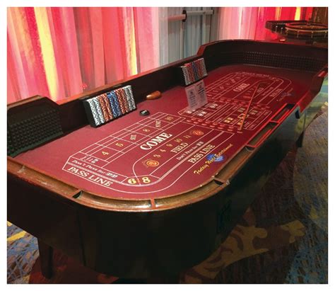 Craps casino tabela